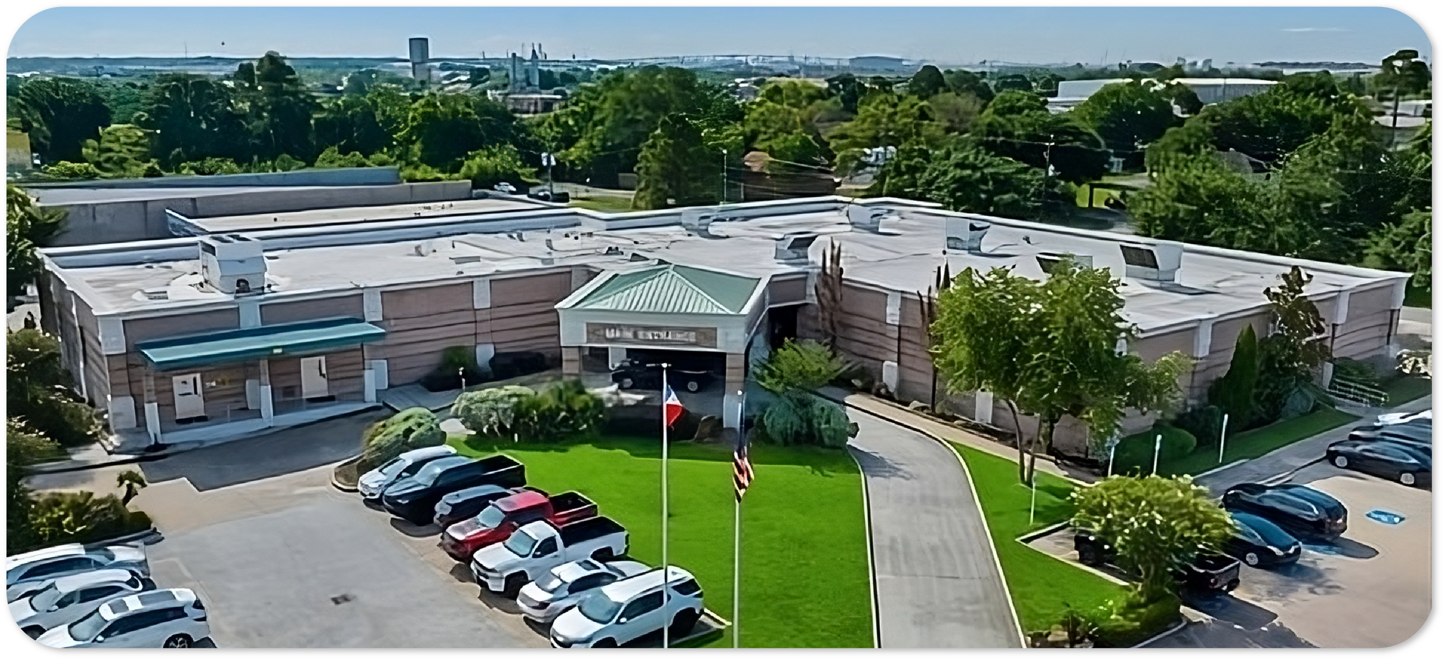 East Houston **Hospital & Clinics** exterior showing modern medical facility
